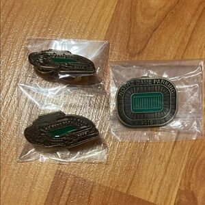 Notre Dame Stadium Parking Pins Set - 2016 and 2018